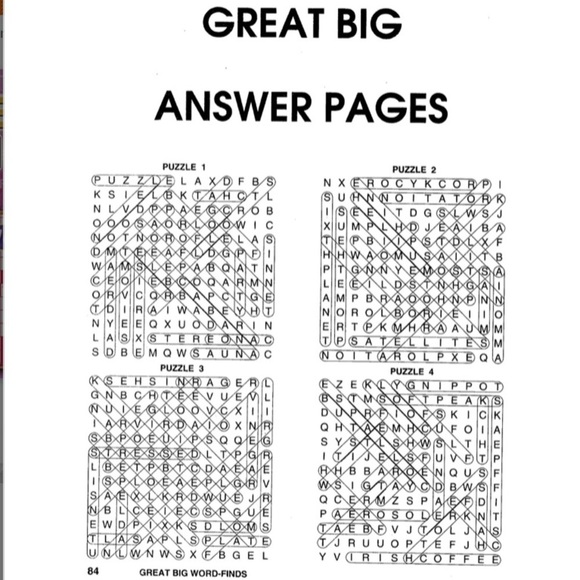 Great Big Large Print Word-Find Puzzles Books Pack of 3 Full Size Books - Picture 8 of 14